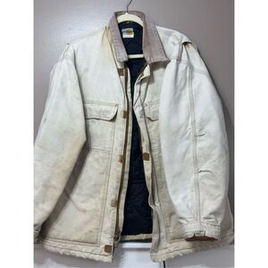 Vintage Carhartt Arctic Quilt Lined Traditional Distressed Coat Men's Regular 44
